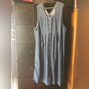 Vintage denim dress